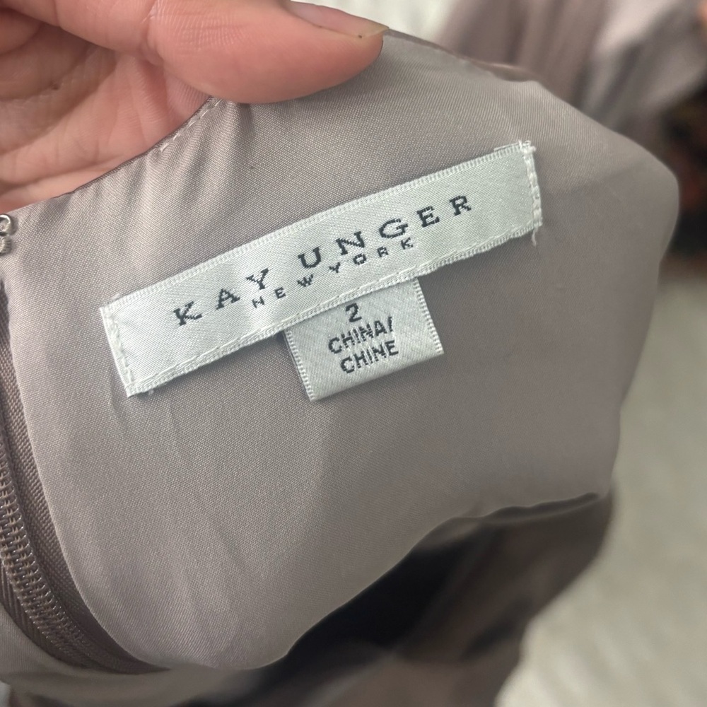 NWT KAY UNGER NEW YORK Women’s Luna Draped Maxi Dress - Picture 9 of 16
